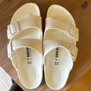 Birkenstock White Sandals